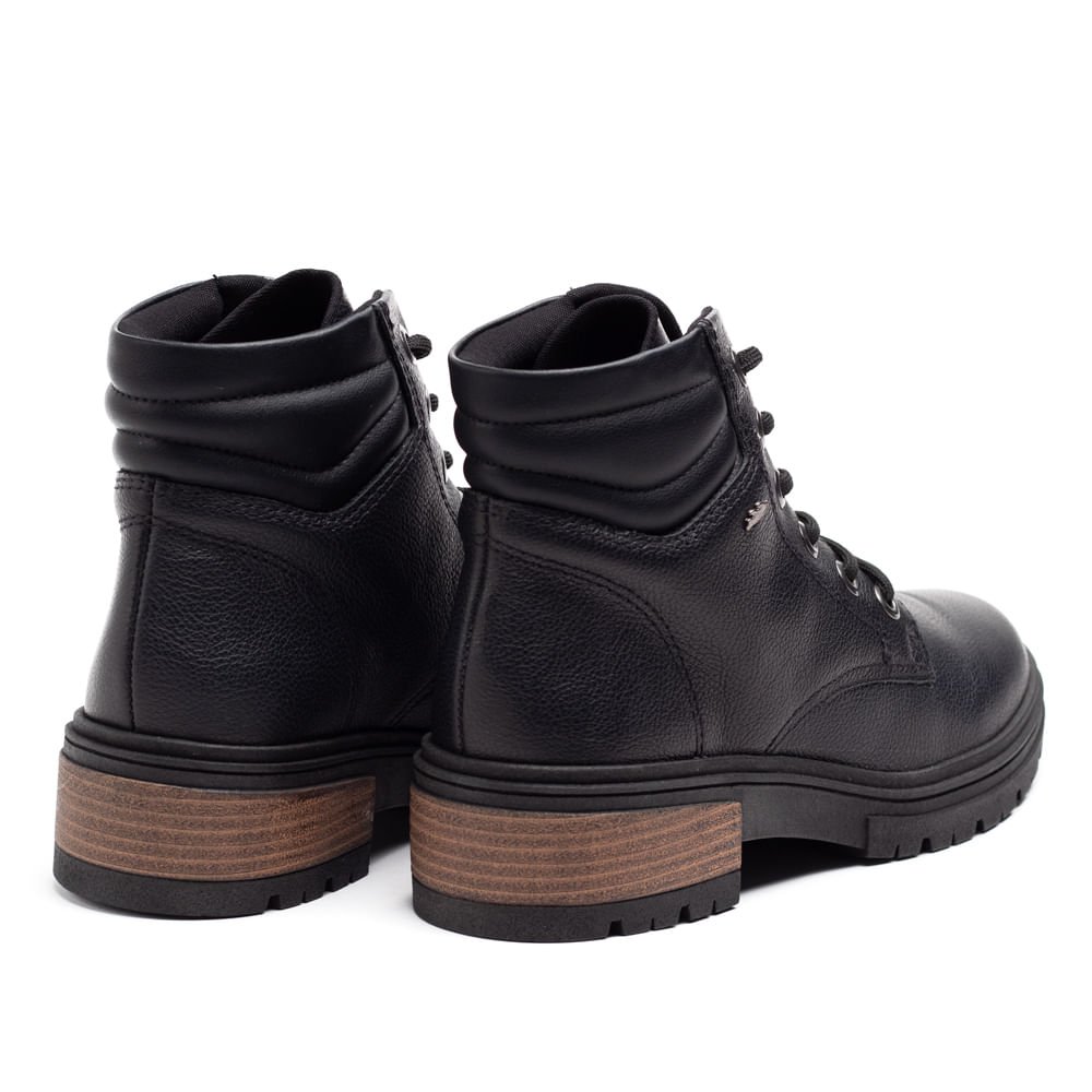 Coturno Feminino Dakota de Cano Curto Preto Preto 6