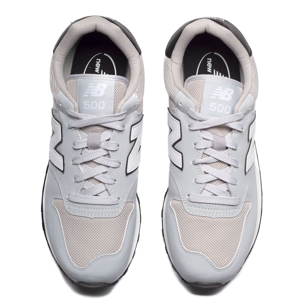 Tênis Masculino New Balance 500V2 Cinza/preto Cinza/Preto 4