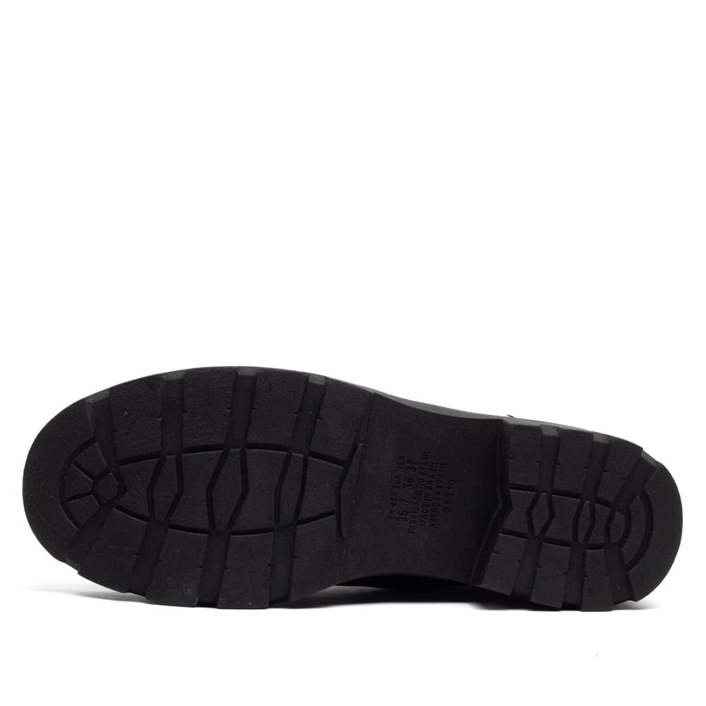 Bota Feminina Mississipi Cano Curto Detalhe de Fivela Preto Preto 2