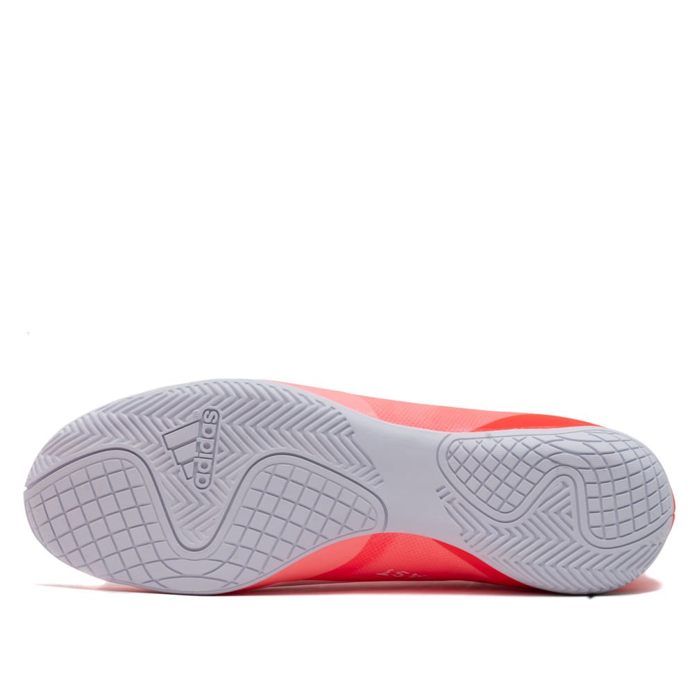 Chuteira Futsal Adidas X Crazyfast Club IN Laranja/branco Laranja/Branco 2