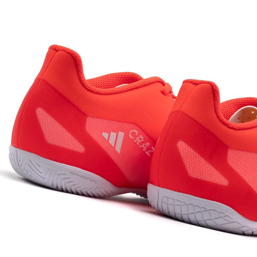 Chuteira Futsal Adidas X Crazyfast Club IN Laranja/branco Laranja/Branco 6