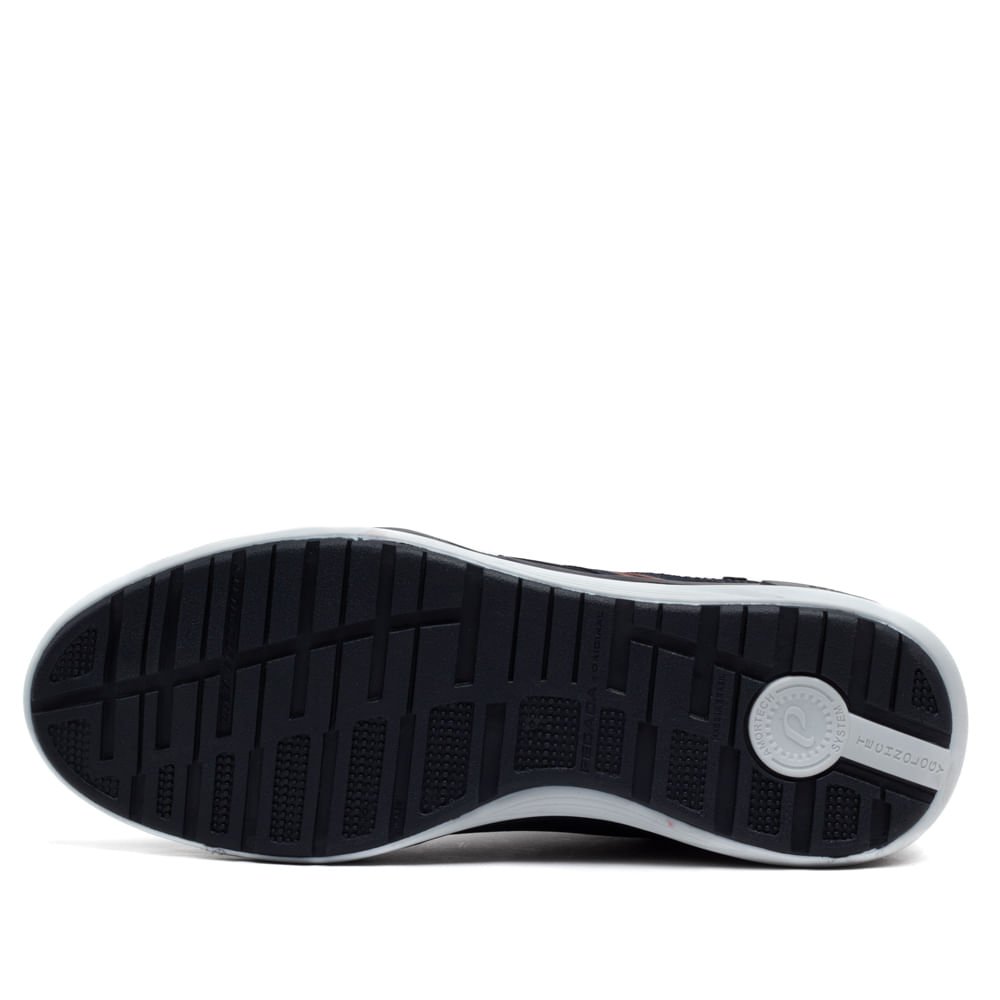 Sapatênis Masculino Pegada em Nobuck Marinho Azul 2