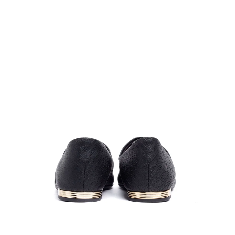Sapatilha Feminina Piccadilly  Salto Baixo Preto Preto 3