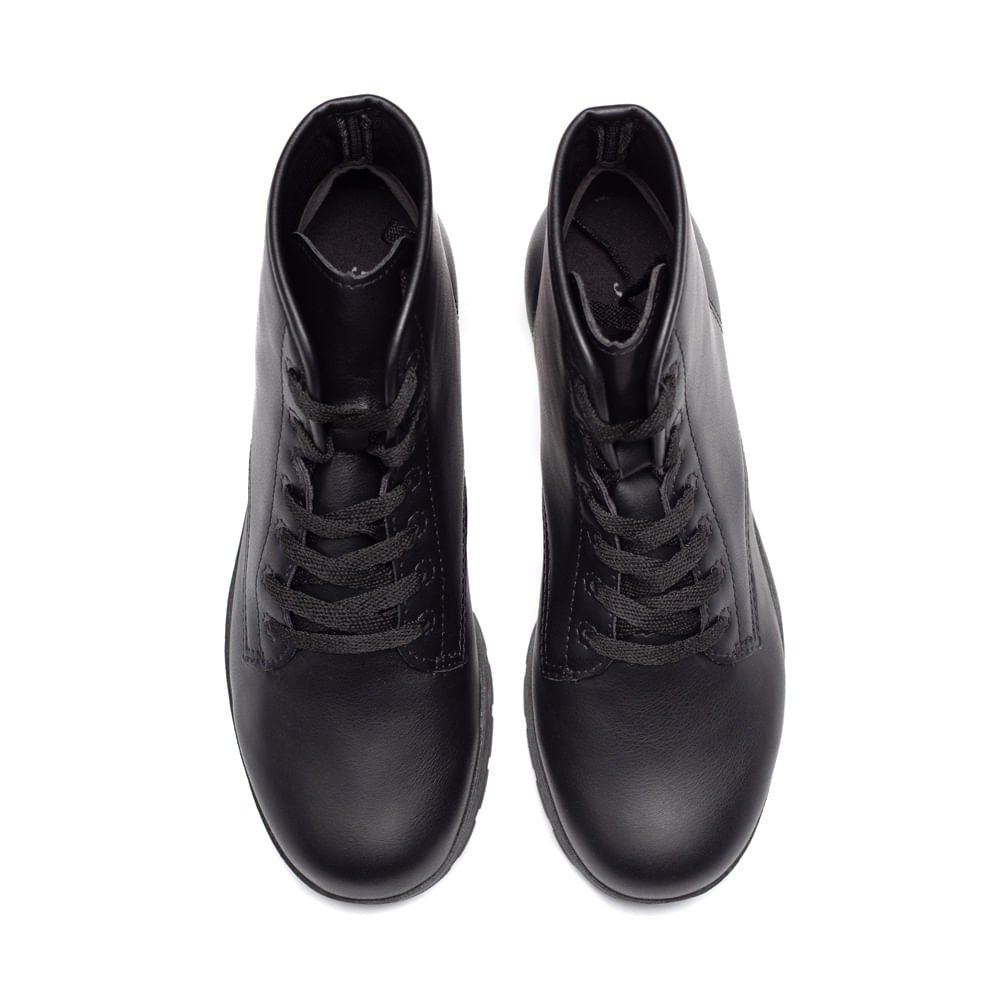 Coturno Infantil Pink Cats com Cadarço Preto Preto 4