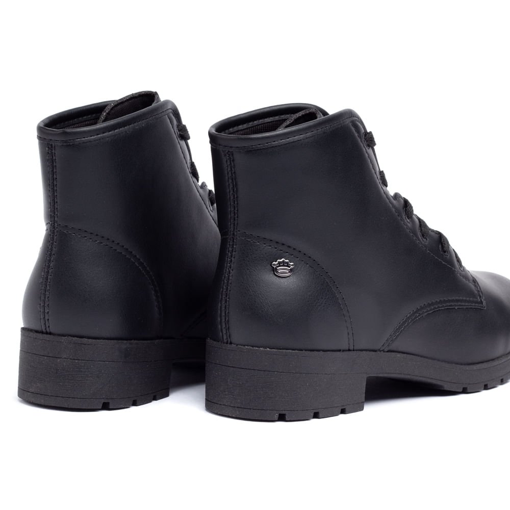 Coturno Infantil Pink Cats com Cadarço Preto Preto 5