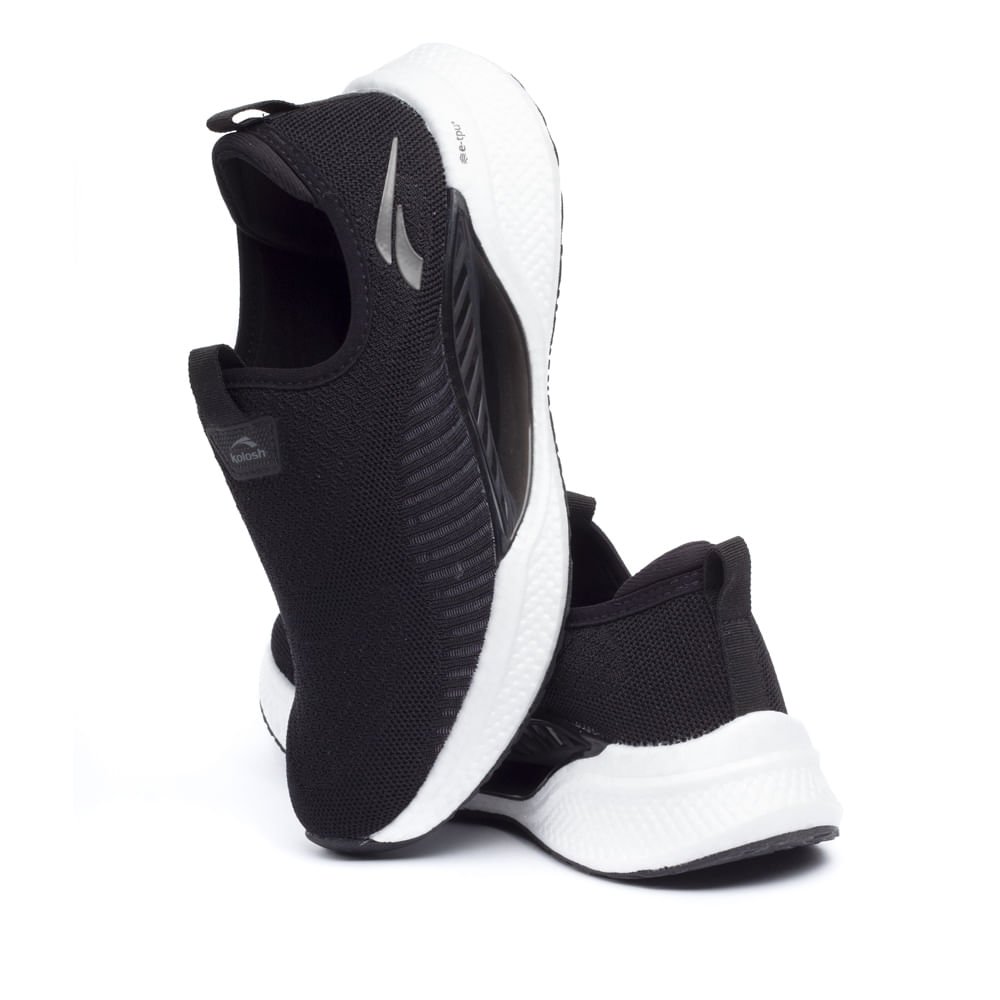 Tênis Feminino Kolosh Esportivo Slip On Preto Preto 5