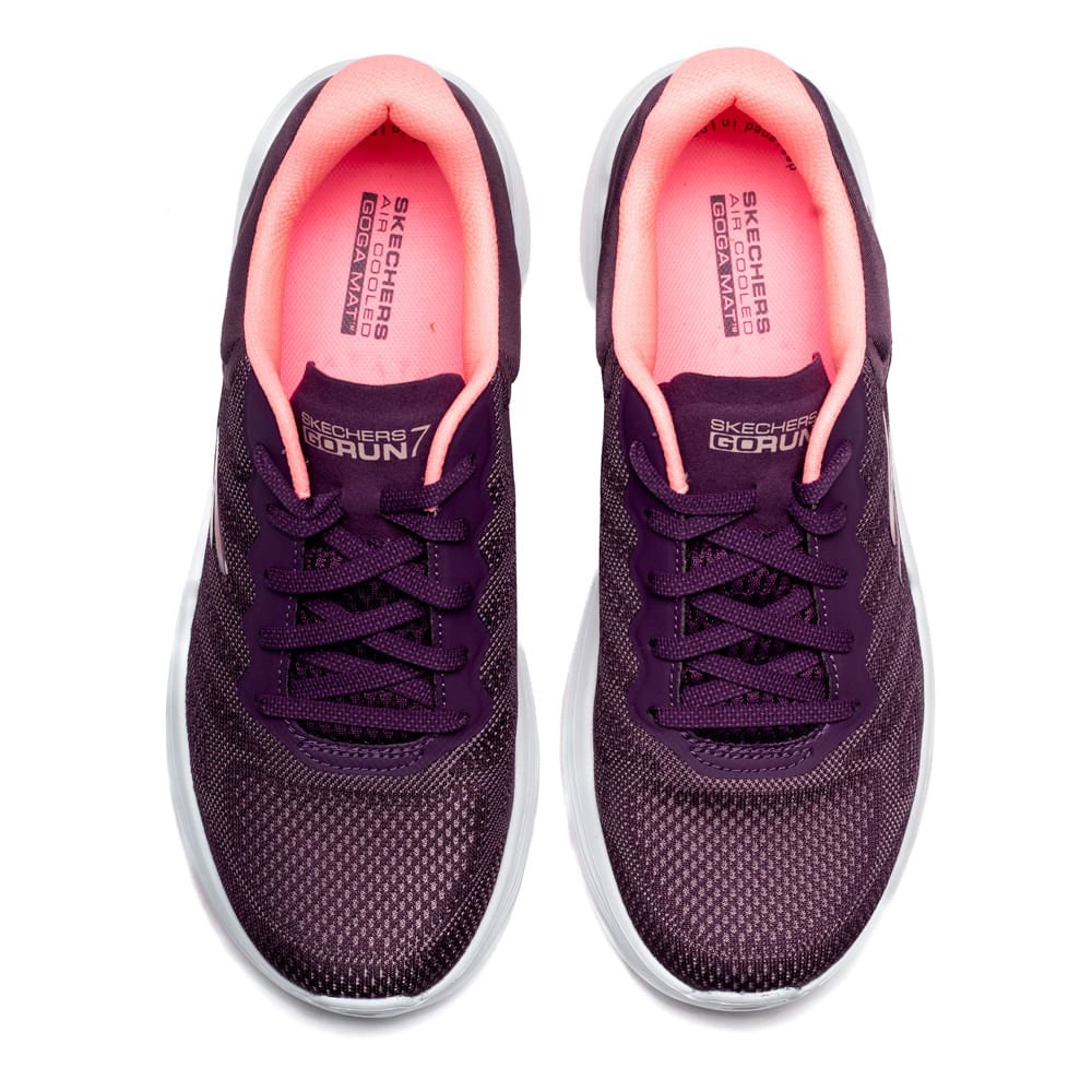 Tênis Feminino Skechers Go Run 7.0 Driven Roxo Roxo 4