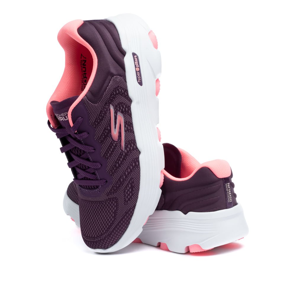 Tênis Feminino Skechers Go Run 7.0 Driven Roxo Roxo 5