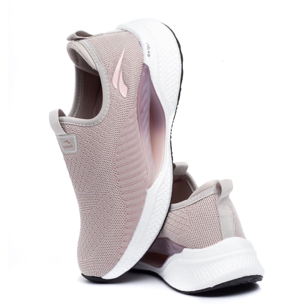 Tênis Feminino Kolosh Esportivo Slip On Cinza Cinza 5