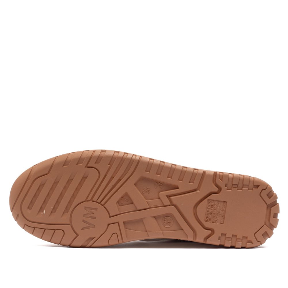 Tênis Feminino Via Marte Flatform com Recortes Bege Bege 2