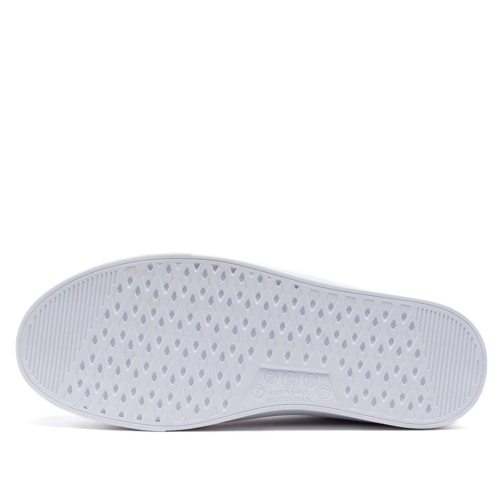 Tênis Feminino Ramarim Flatform Branco/dourado Branco/Dourado 2