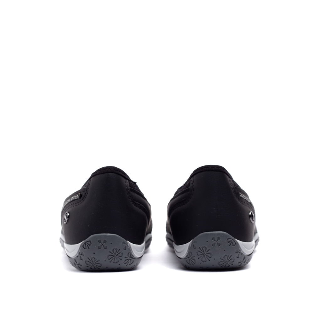 Sapatilha Feminina Kolosh com /detalhe em Strass Preto Preto 3