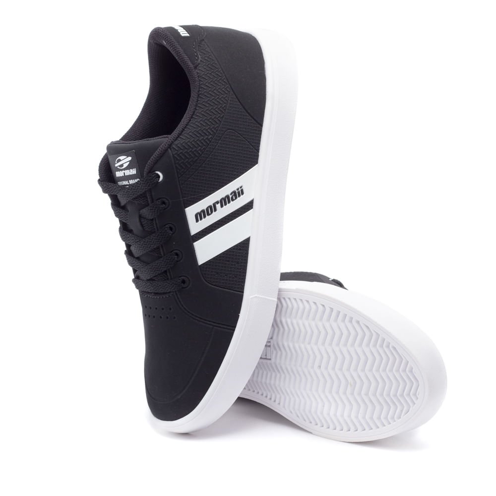 Tênis Masculino Mormaii Urban Stripe 3 Preto Preto 5