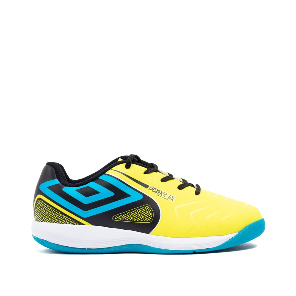Chuteira Futsal Infantil Umbro Pro 5 Jr Amarelo/azul