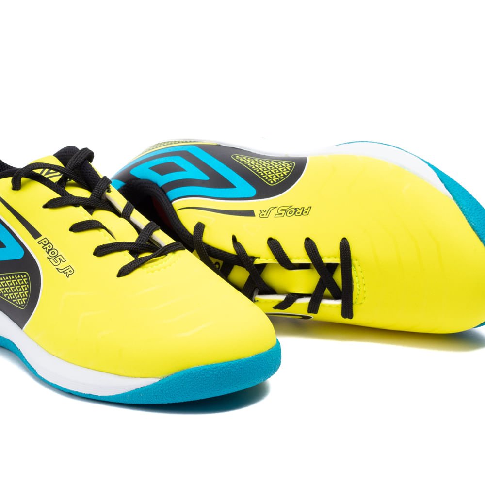 Chuteira Futsal Infantil Umbro Pro 5 Jr Amarelo/azul Amarelo/Azul 5