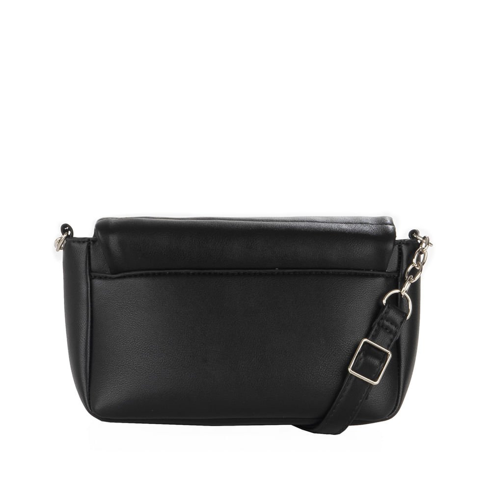 Bolsa Feminina Rafitthy Transversal Pequena Preta Preto 2