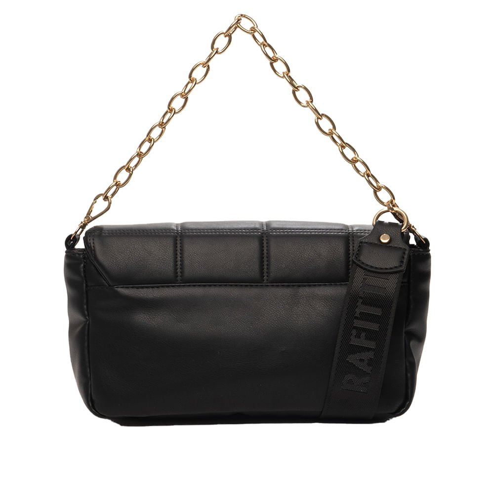 Bolsa Feminina Rafitthy Pequena Preta Preto 2
