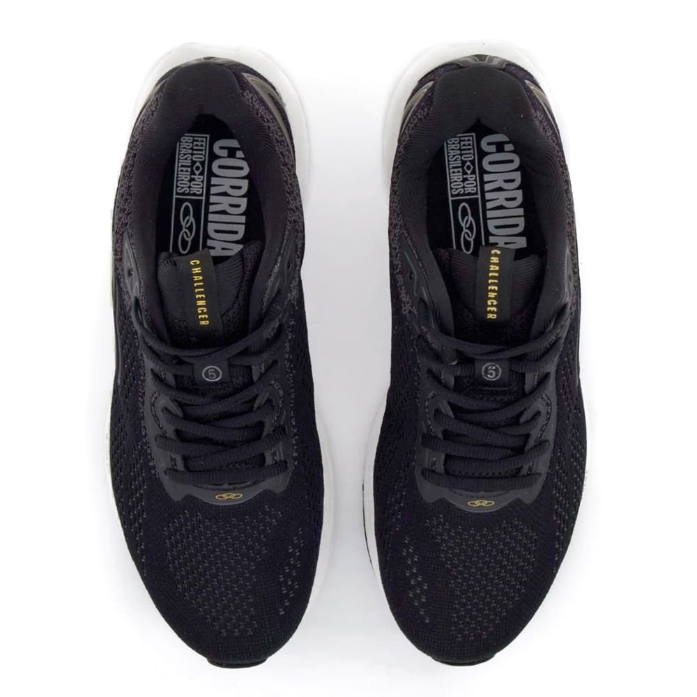 Tênis Masculino Olympikus Challenger 5 Preto Preto 4