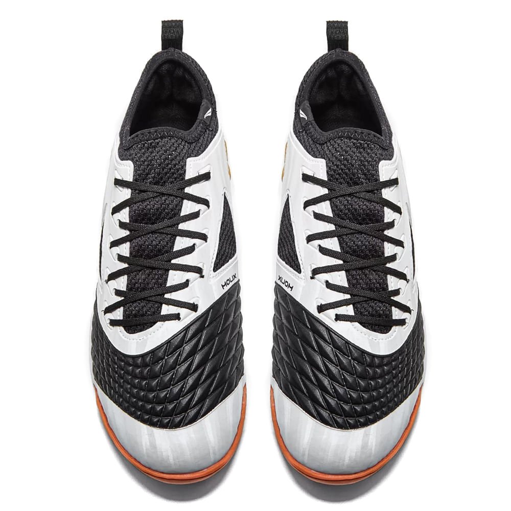 Chuteira Futsal Penalty Max 1000 Ecoknit Branco/preto Branco/Preto 4