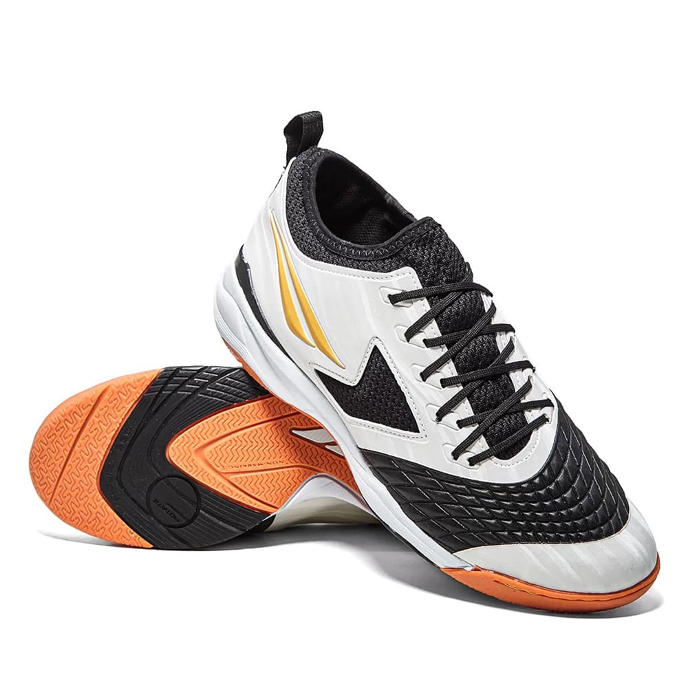 Chuteira Futsal Penalty Max 1000 Ecoknit Branco/preto Branco/Preto 5