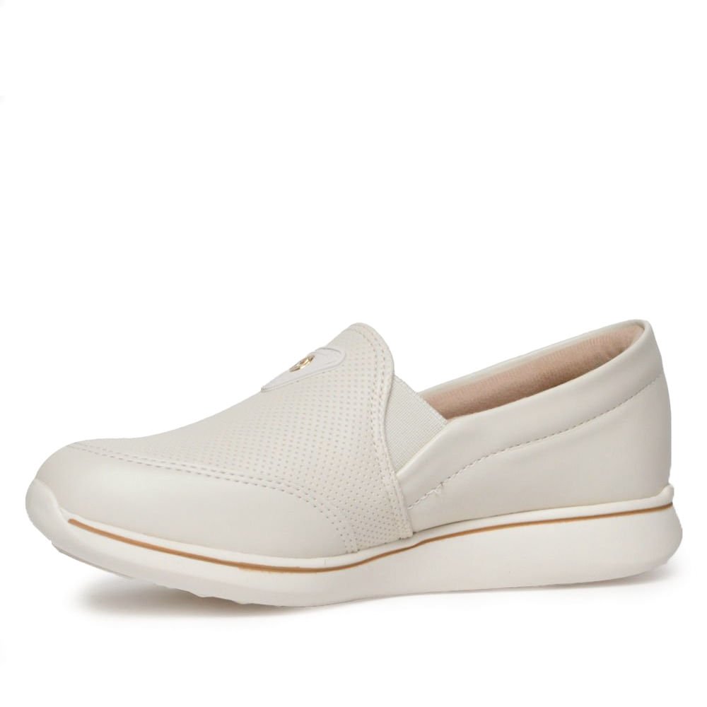 Tênis Feminino Modare Slip On Off White Branco 3