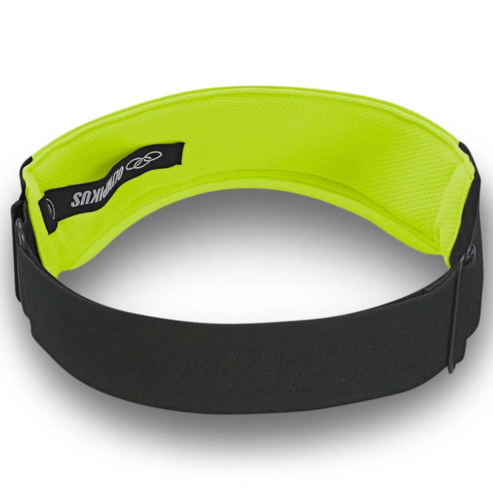 Viseira Unissex Olympikus Run Amarelo/preto Amarelo 3