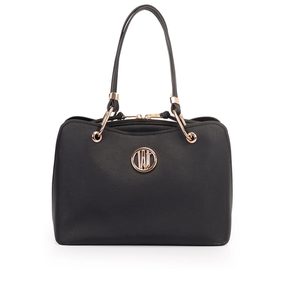 Bolsa Feminina WJ Tiracolo Média Preta
