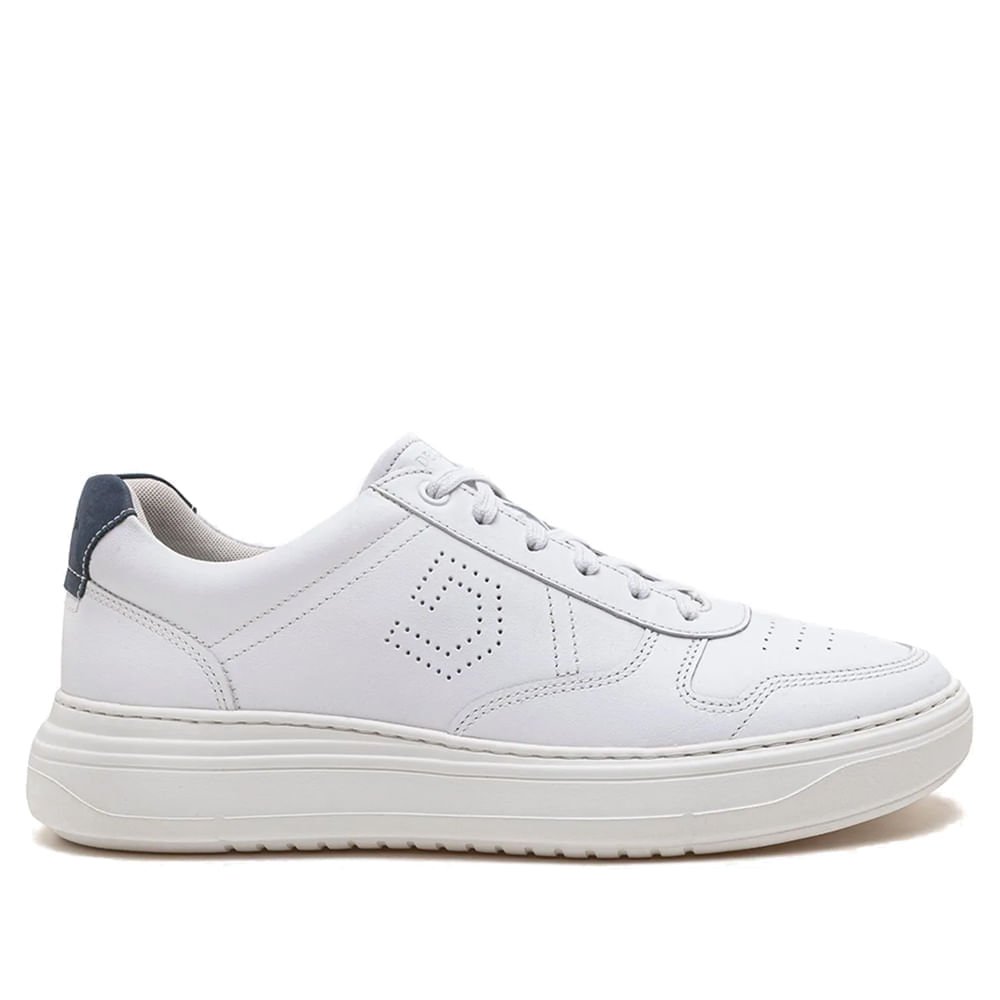Tênis Masculino Democrata Denim Joe Ultra Light Branco