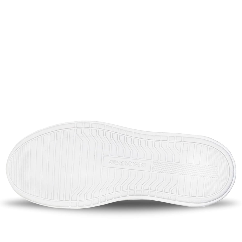Tênis Masculino Democrata Denim Joe Ultra Light Branco Branco 2