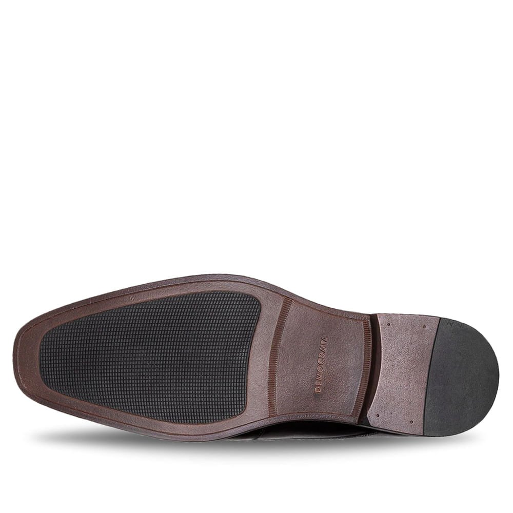 Sapato Masculino Democrata Metropolitan Vega Preto Preto 2