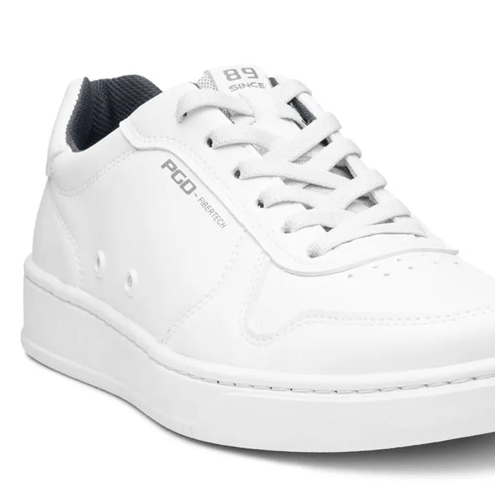 Sapatênis Masculino Pegada Hype Branco Branco 5