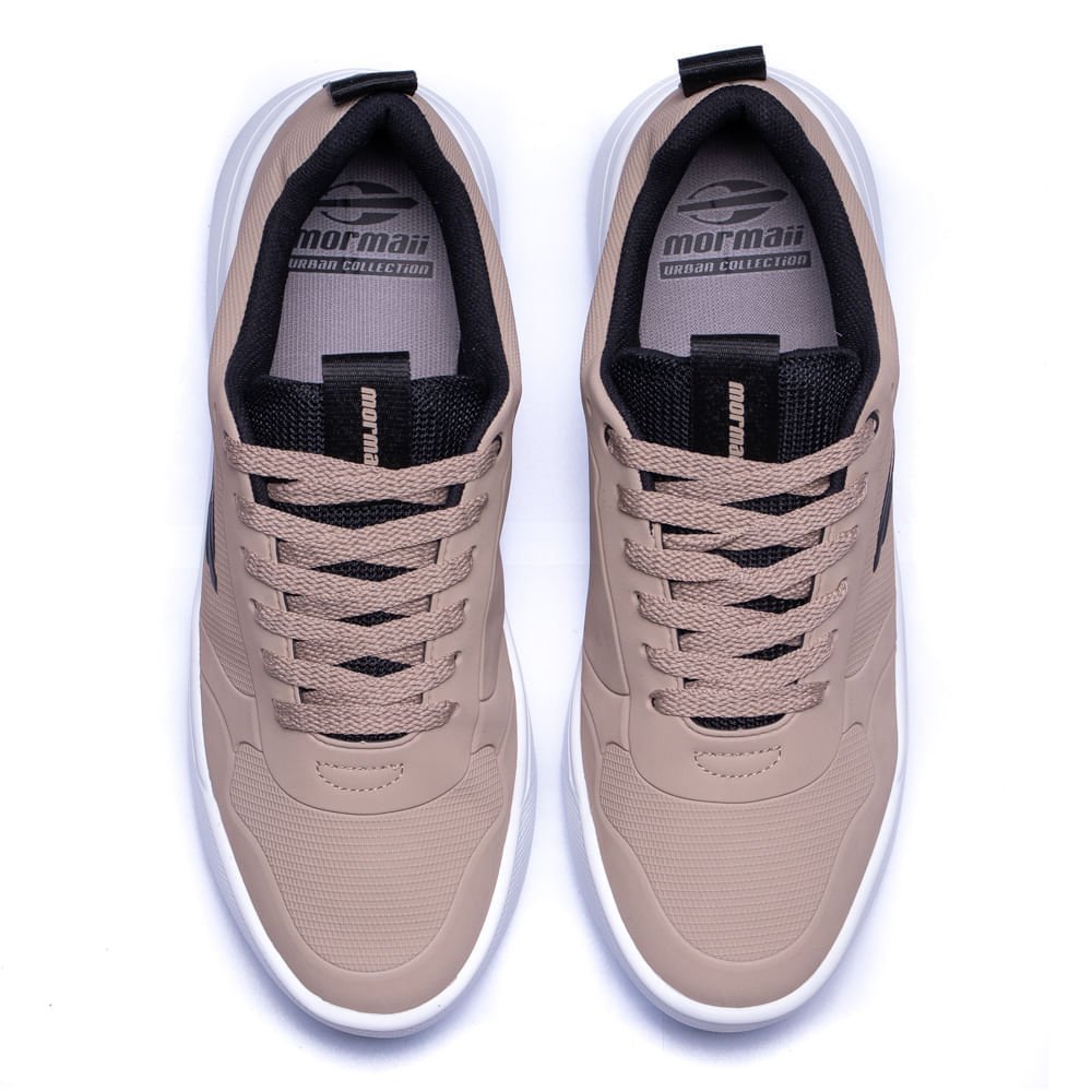 Tênis Masculino Mormaii Slash Bege/branco Bege/Branco 4