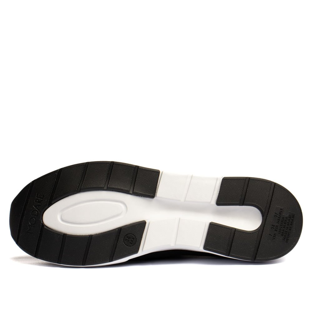 Tênis Feminino Modare Knit Preto Preto 2