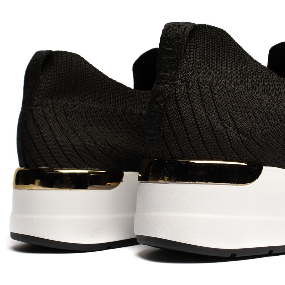 Tênis Feminino Modare Knit Preto Preto 5