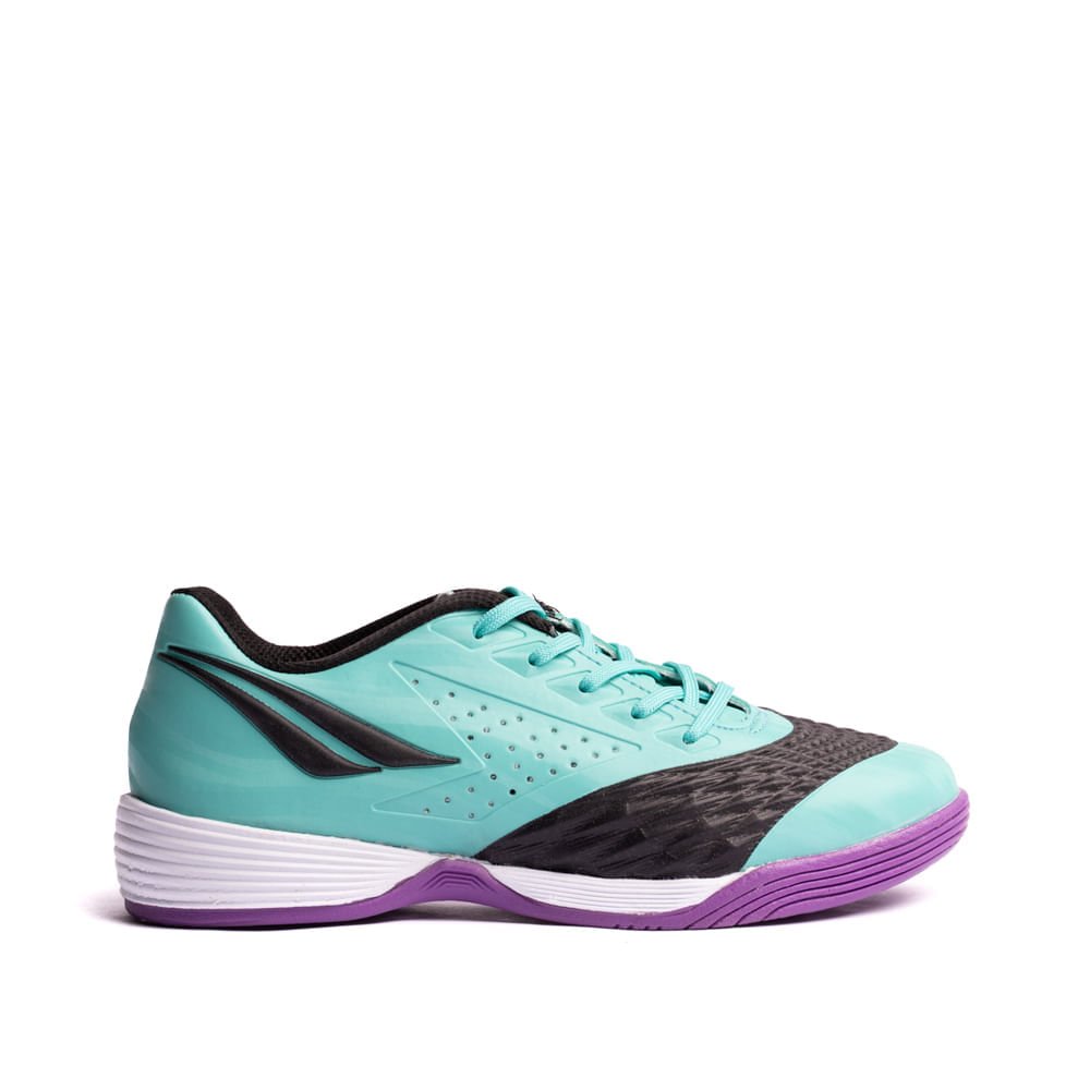 Chuteira Infantil Futsal Penalty Max 200 Kids Y-1 Turquesa Azul
