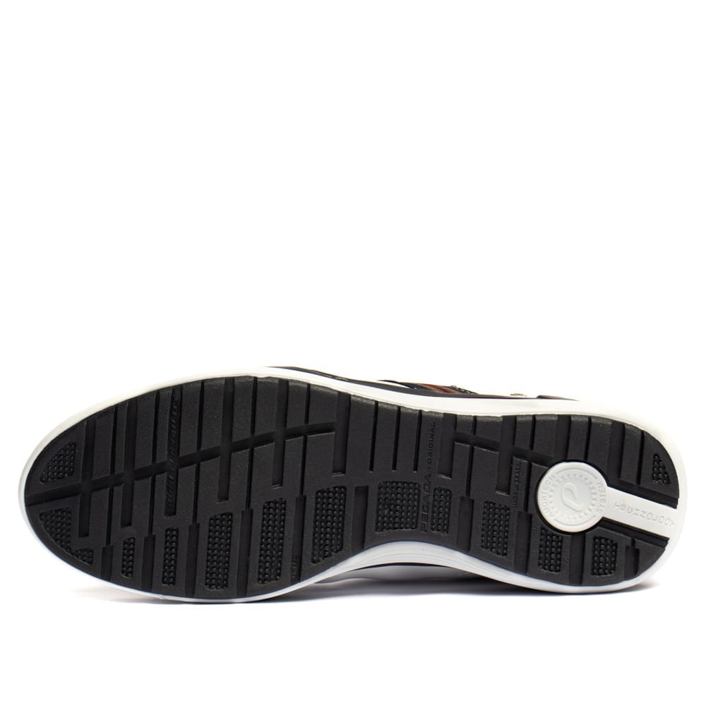 Sapatênis Masculino Pegada em Couro Branco/marinho Branco/marinho 2