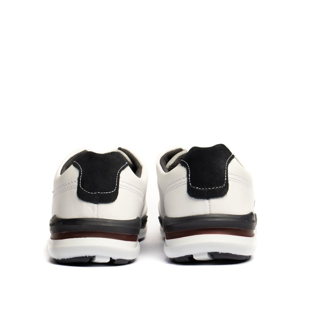 Sapatênis Masculino Pegada em Couro Branco/marinho Branco/marinho 3