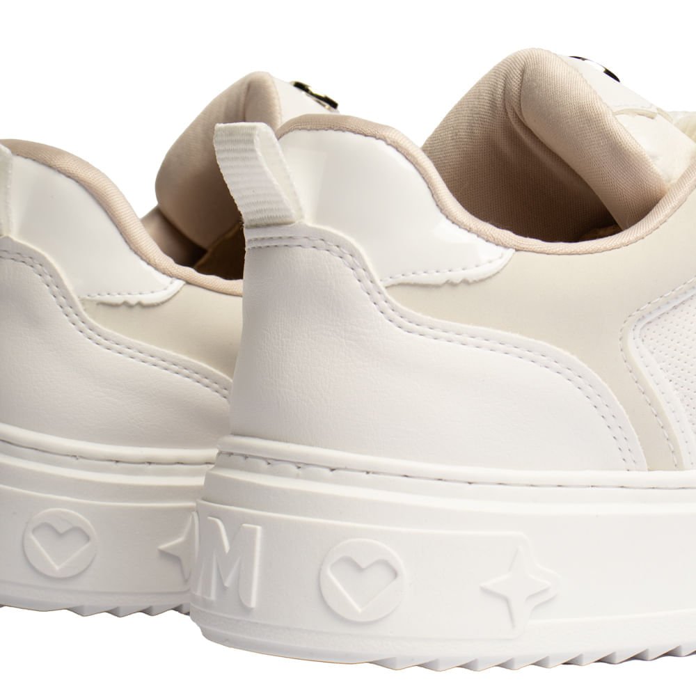 Tênis Feminino Via Marte Flatform Off White Off White 6