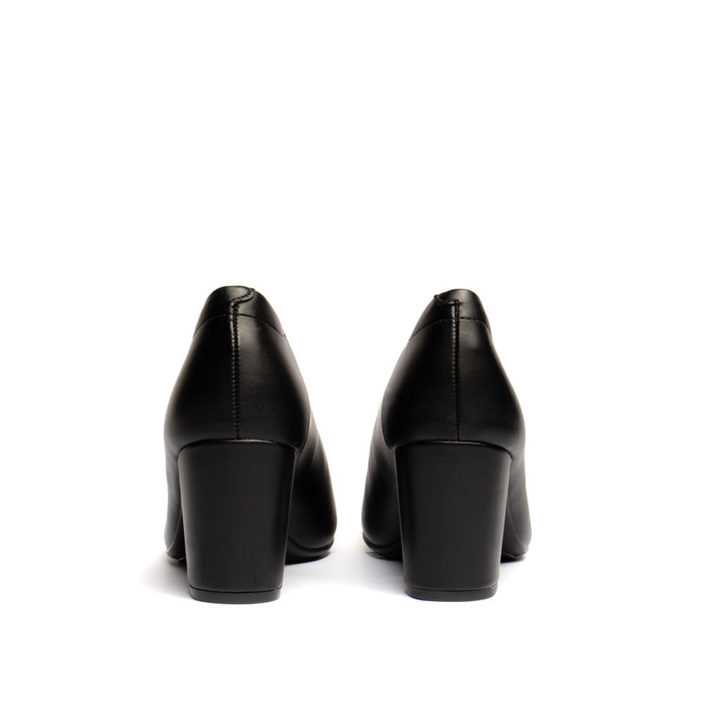 Sapato Feminino Modare com Detalhe em Strass Preto Preto 3