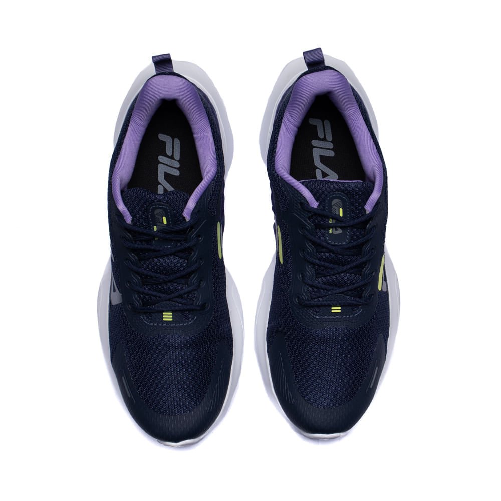 Tênis Feminino Fila Progress Lite Marinho/lilás Azul Marinho/Roxo 4