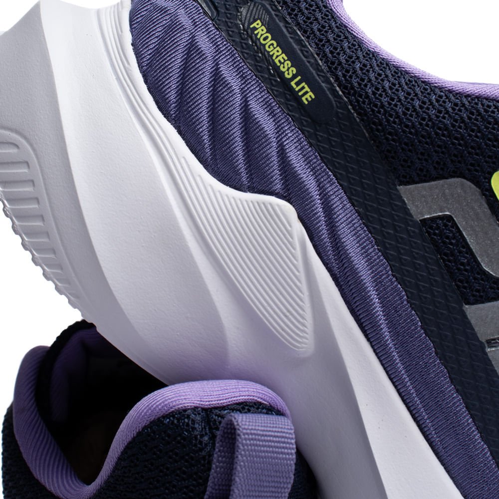 Tênis Feminino Fila Progress Lite Marinho/lilás Azul Marinho/Roxo 5