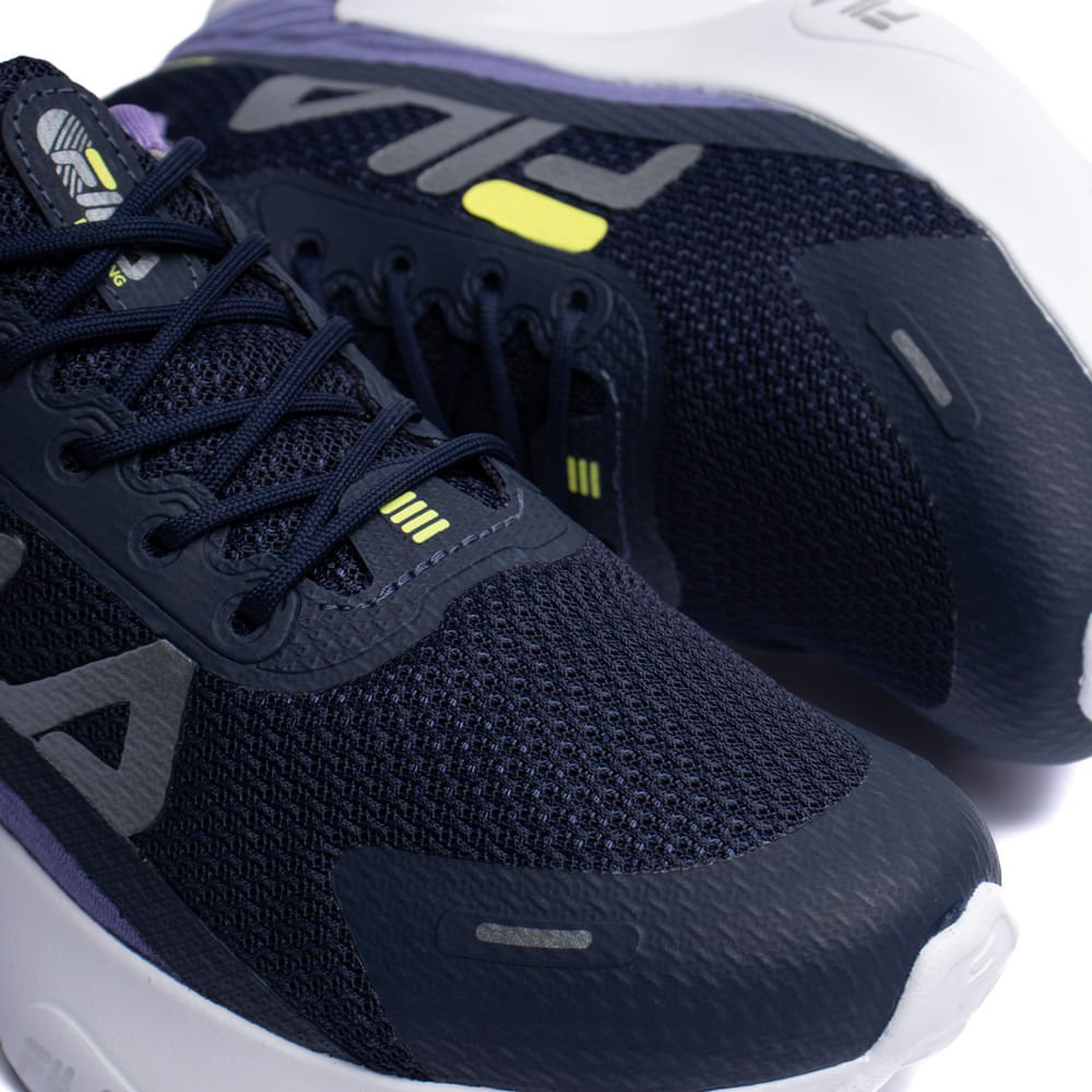 Tênis Feminino Fila Progress Lite Marinho/lilás Azul Marinho/Roxo 6