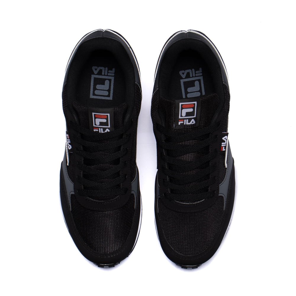 Tênis Masculino Fila Renno Classic Preto/cinza Preto/Cinza 4