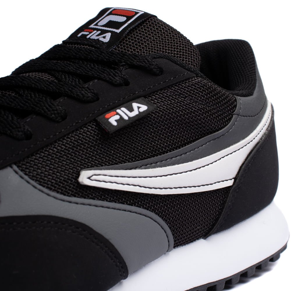 Tênis Masculino Fila Renno Classic Preto/cinza Preto/Cinza 5