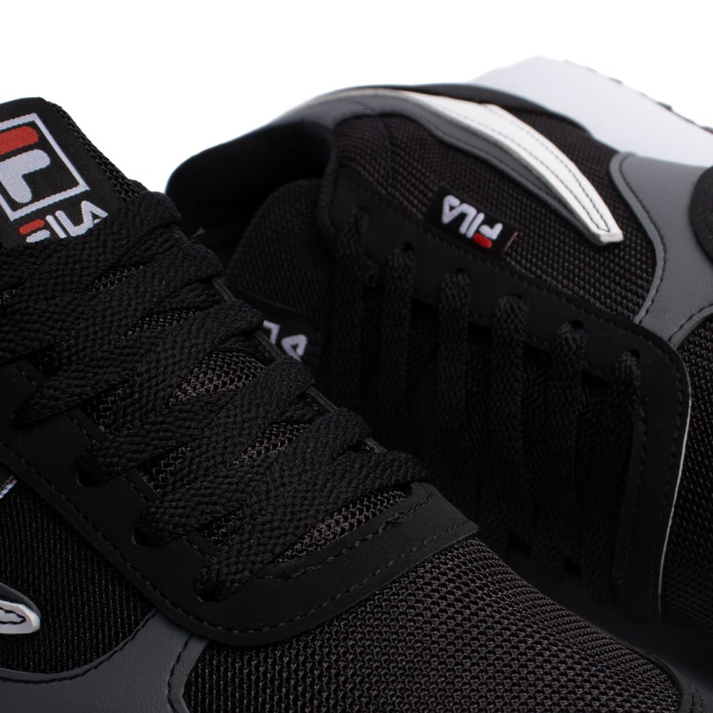 Tênis Masculino Fila Renno Classic Preto/cinza Preto/Cinza 6
