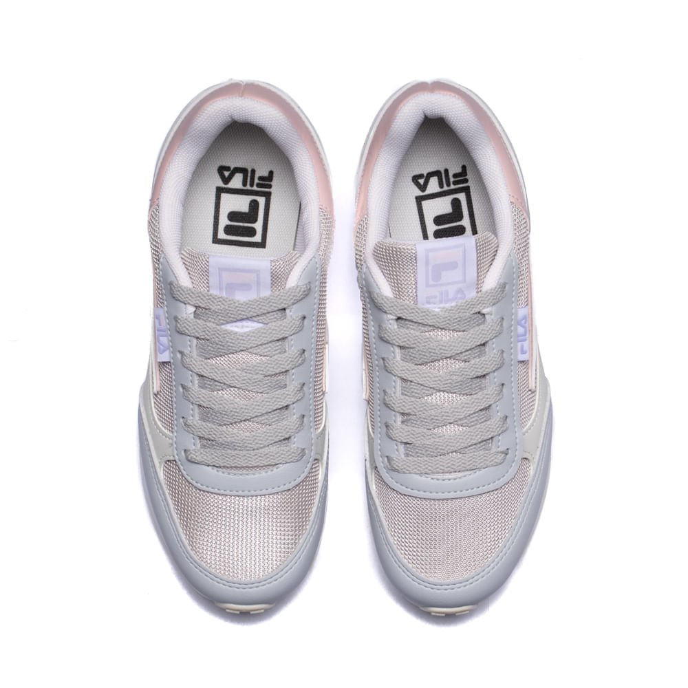 Tênis Feminino Fila Renno Classic cinza/rosa Cinza/Rosa 4