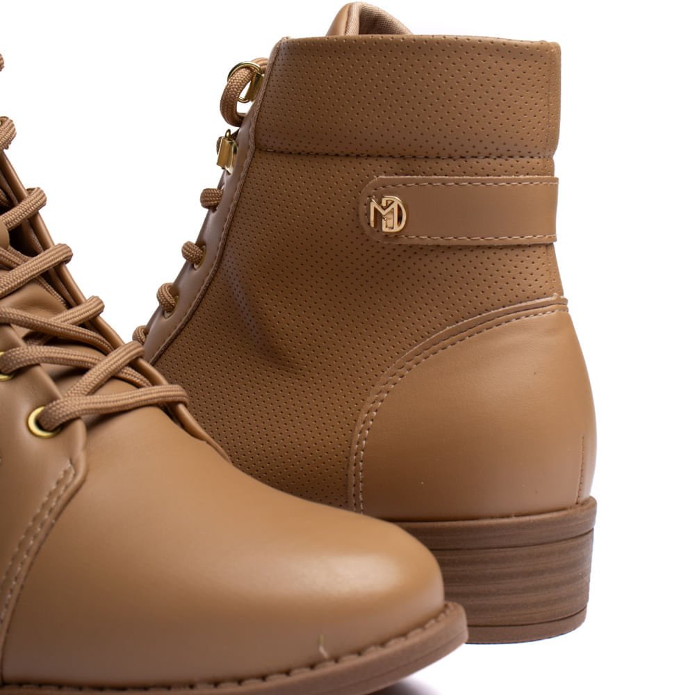 Coturno Feminino Modare Microfuros Caramelo Marrom 6