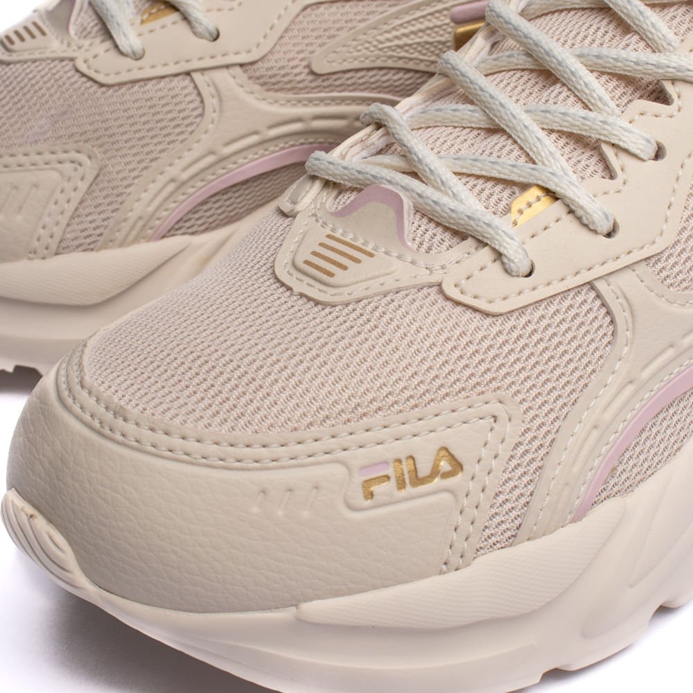 Tênis Feminino Fila Street Fit 2 Bege/dourado Bege 5