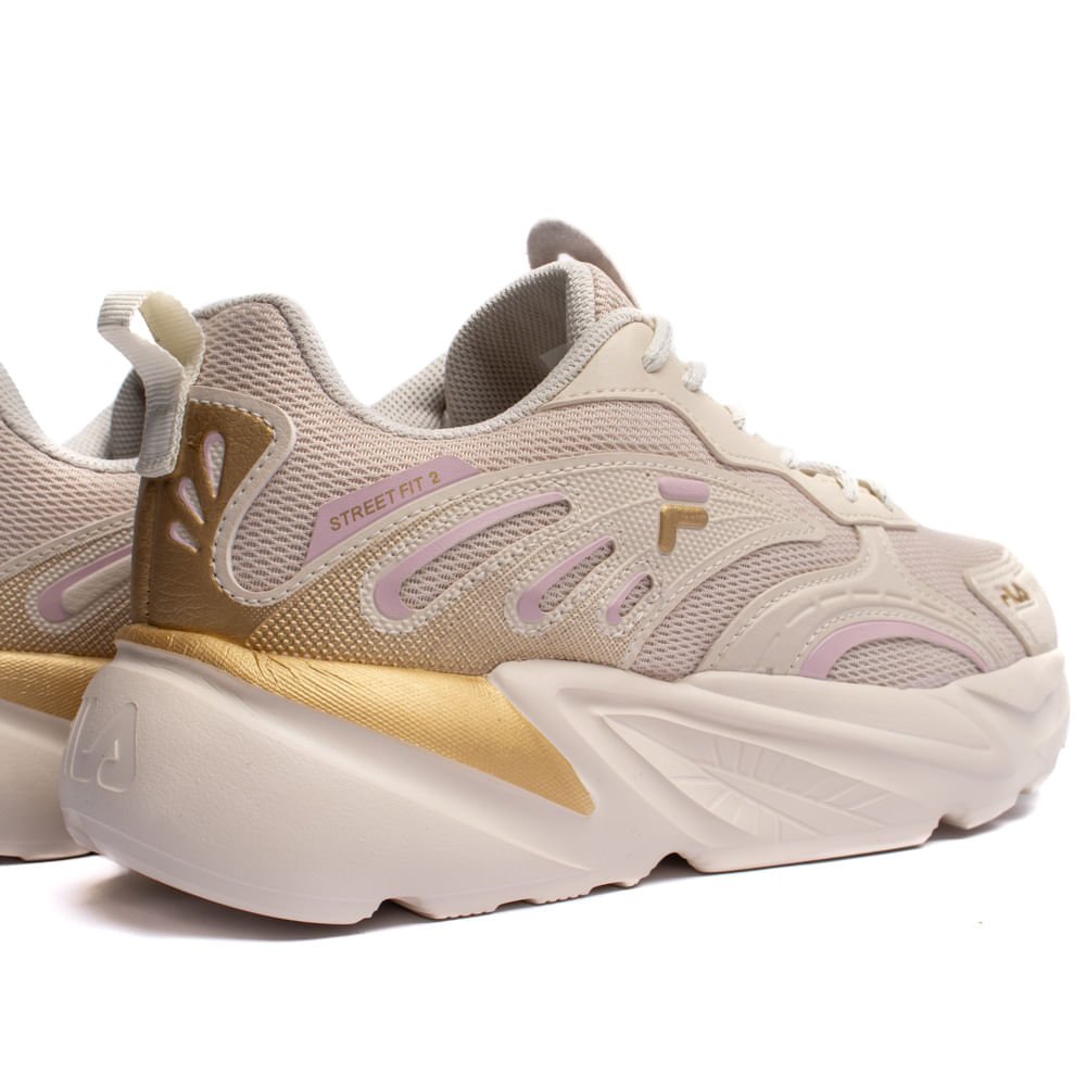 Tênis Feminino Fila Street Fit 2 Bege/dourado Bege 7
