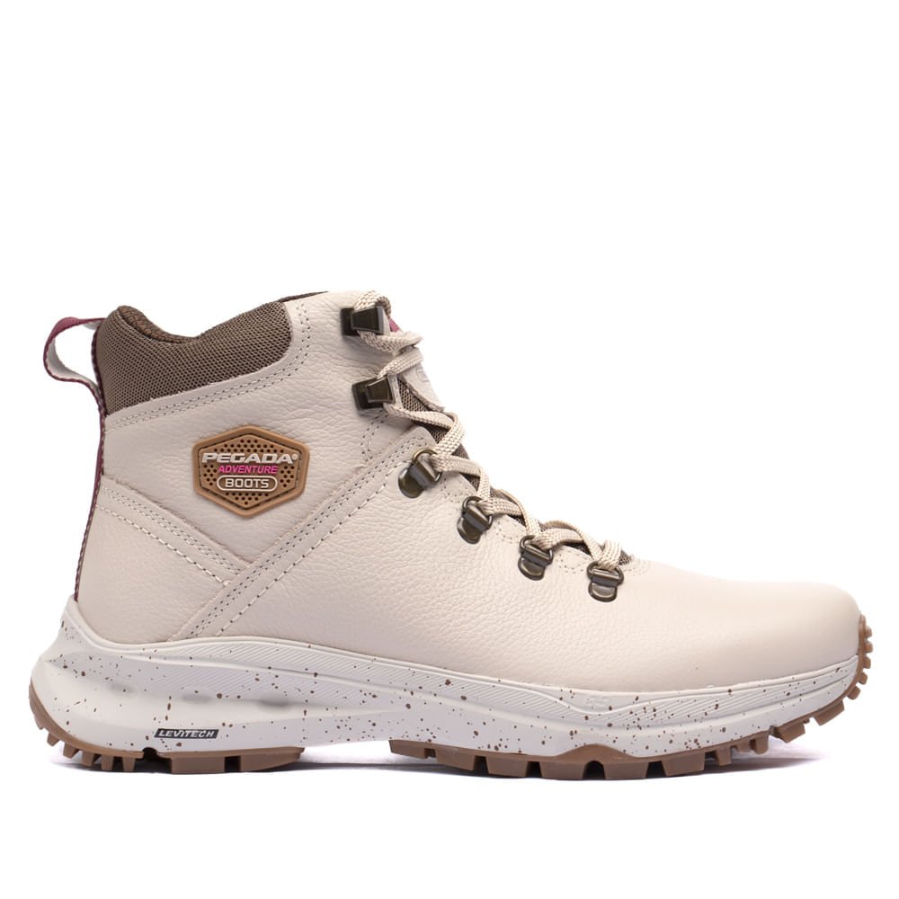 Bota Feminina Pegada Trail Bege Claro